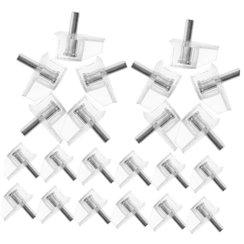 NOLITOY 100 Stück Transparente Regalbodenträger Starke Tragfähigkeit Bodenträger Stifte für Glasböden Möbel Regalstützen Balkon Zubehör Einfache Montage NOLITOY 100 Stück Transparente Regalbodenträger Starke Tragfähigkeit Bodenträger Stifte für Glasböden Möbel Regalstützen Balkon Zubehör Einfache Montage von NOLITOY