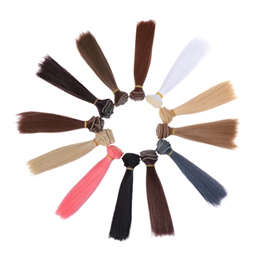 NOLITOY 12 Stück Puppenmini -Perücke Puppe Perücke Puppe DIY glattes Haar Puppe DIY Machen zubehör Puppenkopf Verlängerung Puppenhaar Weiß Hitzebeständige Perücken Kunsthaarperücken NOLITOY 12 Stück Puppenmini -Perücke Puppe Perücke Puppe DIY glattes Haar Puppe DIY Machen zubehör Puppenkopf Verlängerung Puppenhaar Weiß Hitzebeständige Perücken Kunsthaarperücken von NOLITOY