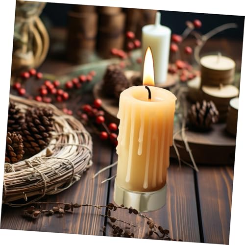 NOLITOY 12 Stück Teiliges Kerzenhalter mit Spitze Weihnachtskerzenhalter für Tischdeko und Adventskranz Festliche Kerzenbecher für Party und Feierlichkeiten Goldfarben Langlebig und NOLITOY 12 Stück Teiliges Kerzenhalter mit Spitze Weihnachtskerzenhalter für Tischdeko und Adventskranz Festliche Kerzenbecher für Party und Feierlichkeiten Goldfarben Langlebig und von NOLITOY