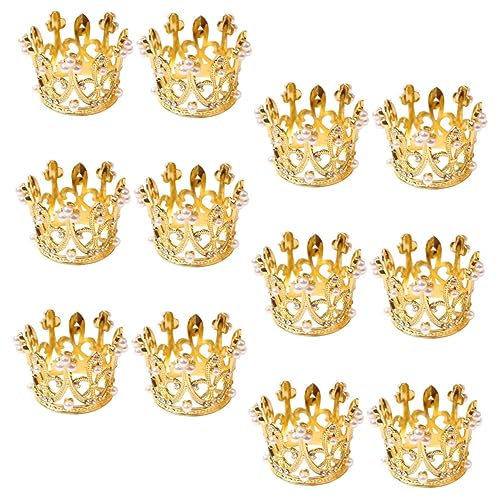 NOLITOY 12 Stück Teiliges Metall Serviettenring Kronenform mit Perlenverzierung Stabiler Zinklegierungs Serviettenhalter für Hochzeit Party Festliche Tischdekoration NOLITOY 12 Stück Teiliges Metall Serviettenring Kronenform mit Perlenverzierung Stabiler Zinklegierungs Serviettenhalter für Hochzeit Party Festliche Tischdekoration von NOLITOY
