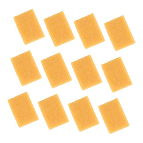 NOLITOY 12 Stück Teiliges Natürlicher Gummi Radiergummis zum Entfernen von Klebstoffresten Vielseitiges Reinigungswerkzeug für Papier Holz und Kunststoff Schonend und Langlebig von NOLITOY