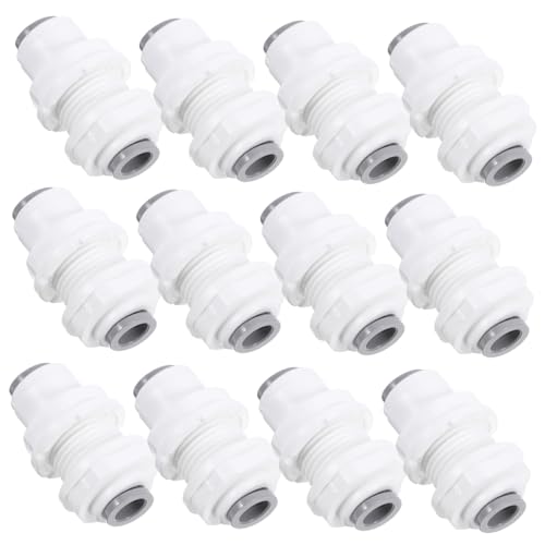 NOLITOY 12 Stück Teiliges Push to connect Rohrverbinder Durchführungsadapter Kunststoff Schnellkupplung für Umkehrosmose Wasserfilter Systeme Langlebig und Vielseitig Einsetzbar NOLITOY 12 Stück Teiliges Push to connect Rohrverbinder Durchführungsadapter Kunststoff Schnellkupplung für Umkehrosmose Wasserfilter Systeme Langlebig und Vielseitig Einsetzbar von NOLITOY