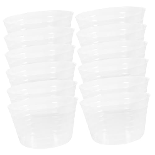 NOLITOY 12 Stück Teiliges Transparente Pflanzuntersetzer aus Robustem Kunststoff wasserdichte Blumentopf abtropfschale als Tropfschale für Innen Außenpflanzen NOLITOY 12 Stück Teiliges Transparente Pflanzuntersetzer aus Robustem Kunststoff wasserdichte Blumentopf abtropfschale als Tropfschale für Innen Außenpflanzen von NOLITOY