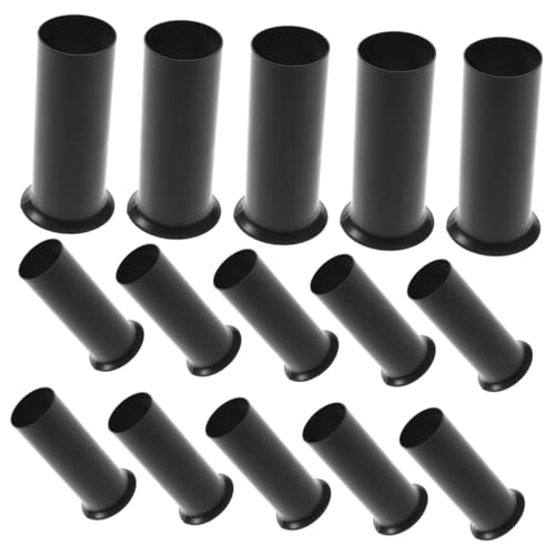 NOLITOY 15 Stück Teiliges Metall Lampenfassung Hülse für Glas Kerzen Pendelleuchte Einfache Montage Geeignet für Deckenleuchte Vintage Lampenaufhängung Vielseitig für Wohnraumbeleuchtung von NOLITOY