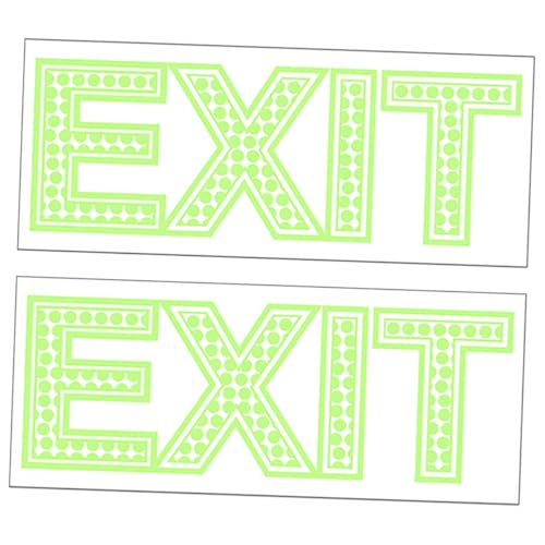 NOLITOY 2 Blätter Nachleuchtende Exit Wandsticker Selbstklebend Fluoreszierend für Geschäft Mall Feine Gravur Tagsüber Hellgrün Im Dunkeln Leuchtend Geeignet für Glatte Wände Glas Fliesen NOLITOY 2 Blätter Nachleuchtende Exit Wandsticker Selbstklebend Fluoreszierend für Geschäft Mall Feine Gravur Tagsüber Hellgrün Im Dunkeln Leuchtend Geeignet für Glatte Wände Glas Fliesen von NOLITOY