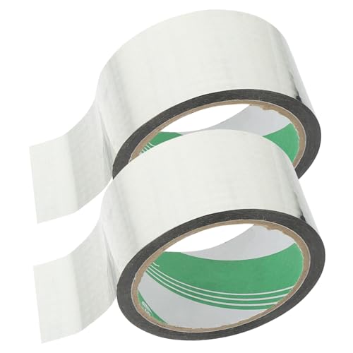 NOLITOY 2 Rollen Reflektierendes Geschenkband Prismatisches Klebeband für DIY Dekoration Geschenkverpackung Bastelbedarf Partydeko Vielseitiges Selbstklebendes Accessoire von NOLITOY