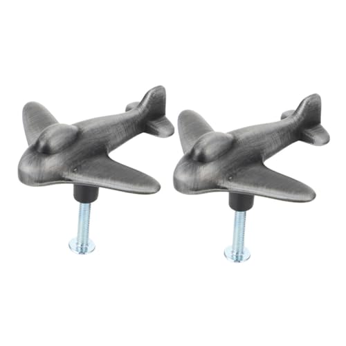 NOLITOY 2 Sätze Flugzeug Cabinet Pulls aus Robustem Material Kindersichere Polierte Möbelgriffe für Kinderzimmer Kleiderschränke und Kommoden Modernes Design Einfache Montage NOLITOY 2 Sätze Flugzeug Cabinet Pulls aus Robustem Material Kindersichere Polierte Möbelgriffe für Kinderzimmer Kleiderschränke und Kommoden Modernes Design Einfache Montage von NOLITOY