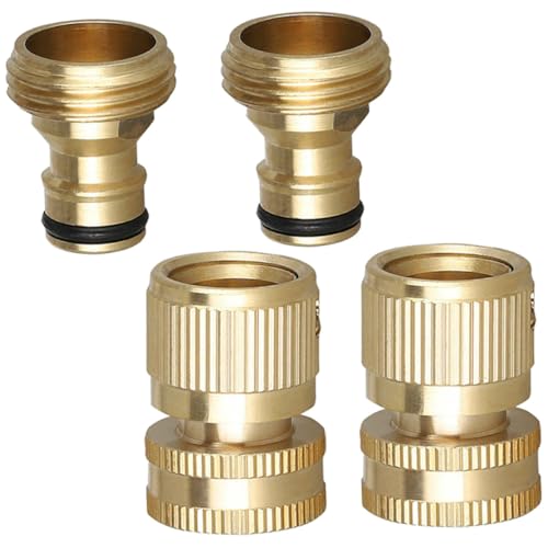 NOLITOY 2 Sätze Gartenschlauch Schnellkupplung Adapter Garten Schlauchverbinder Wasserschlauch Anschlussstücke Leicht und Sicher Für Gartenbewässerung und Wasserhahn NOLITOY 2 Sätze Gartenschlauch Schnellkupplung Adapter Garten Schlauchverbinder Wasserschlauch Anschlussstücke Leicht und Sicher Für Gartenbewässerung und Wasserhahn von NOLITOY
