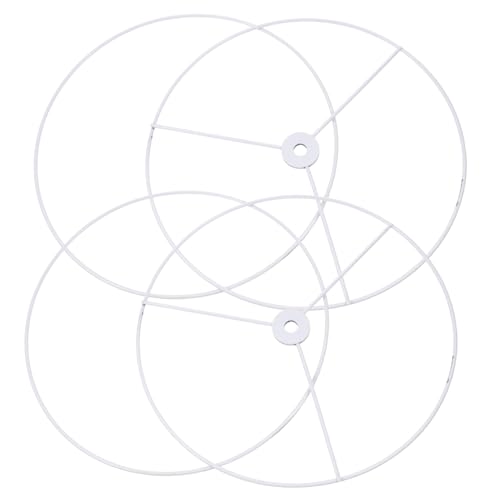 NOLITOY 2 Sätze Lampenschirmhalter Rund Ø aus Robustem Vielseitig Einsetzbar für Steh Tischlampen Einfache Montage für DIY Lampenschirme und Pendelleuchten von NOLITOY
