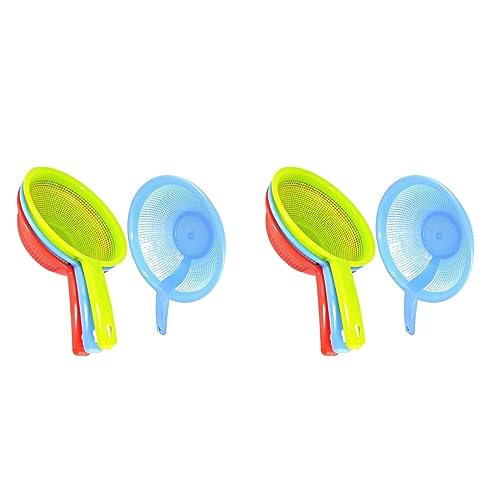 NOLITOY 2 Sätze Multifunktionaler Abtropfkorb Mit Griff Teiliges Aus Kunststoff Zum Waschen Von Reis Obst Und Gemüse Für Schnelle Entwässerung Zufällige Farbe 4 Stück * 2 NOLITOY 2 Sätze Multifunktionaler Abtropfkorb Mit Griff Teiliges Aus Kunststoff Zum Waschen Von Reis Obst Und Gemüse Für Schnelle Entwässerung Zufällige Farbe 4 Stück * 2 von NOLITOY