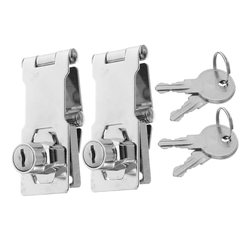 NOLITOY 2 Sätze Schrankschloss mit Schlüssel Retro Überfalle aus Robustes Möbel Schloss für Türen und Einfache Montage mit Schrauben Vielseitig für Möbel und Schränke Geeignet NOLITOY 2 Sätze Schrankschloss mit Schlüssel Retro Überfalle aus Robustes Möbel Schloss für Türen und Einfache Montage mit Schrauben Vielseitig für Möbel und Schränke Geeignet von NOLITOY
