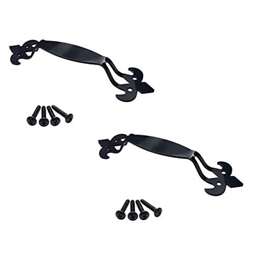NOLITOY 2 Sätze Teiliges American Barn Door Pull Handle aus Poliertem Robustes Türgriff für Schränke Kleiderschränke Schiebetüren und Kommoden Einfache Montage Elegantes Design für von NOLITOY