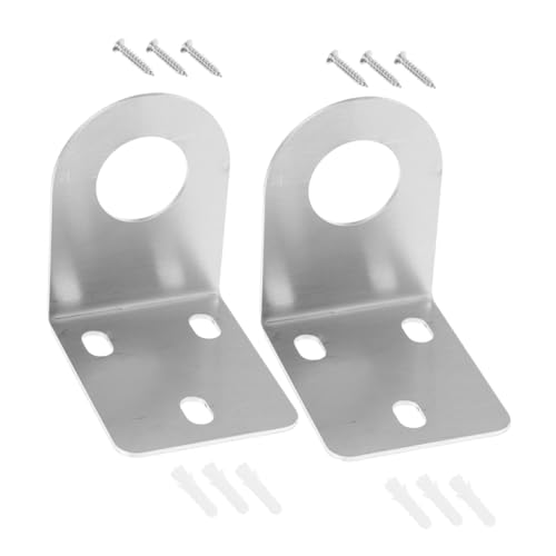 NOLITOY 2 Sätze Wasserhahnhalter aus Metall Wandmontierter Wasserfilter Wasserhahn Halter Robuster Halter für Küchen und Badezimmer Einfache Installation zur Stabilisierung von NOLITOY