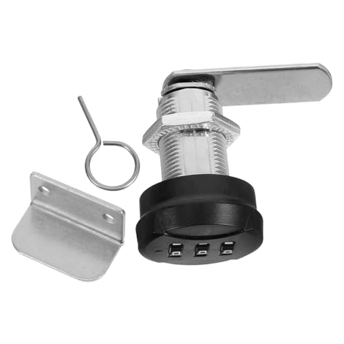 NOLITOY 2 Sätze Zinklegierung Mechanisches Zahlenschloss Stabiles Kombiniertes Schloss für Schubladen Schränke und Briefkästen Batterielose Einstellbarer Code Vielseitig für Büro und von NOLITOY