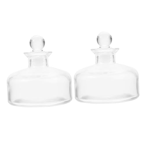 NOLITOY 2 Stück Aromatherapie Flaschen aus Klarem Glas Nachfüllbare Duftbehälter Kompakt Leicht Sicher für Wohnzimmer Bad Balkon Stilvolle Luftreinigung NOLITOY 2 Stück Aromatherapie Flaschen aus Klarem Glas Nachfüllbare Duftbehälter Kompakt Leicht Sicher für Wohnzimmer Bad Balkon Stilvolle Luftreinigung von NOLITOY
