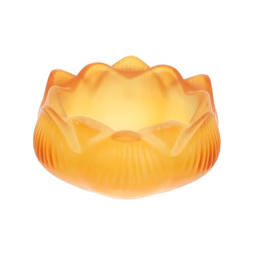 NOLITOY 2 Stücke Lotus Kerzenhalter aus Dekorativer Teelichthalter für Religiöse Weihen Transparentes Tischornament Festlicher Kerzenständer für Zuhause und Tempel NOLITOY 2 Stücke Lotus Kerzenhalter aus Dekorativer Teelichthalter für Religiöse Weihen Transparentes Tischornament Festlicher Kerzenständer für Zuhause und Tempel von NOLITOY