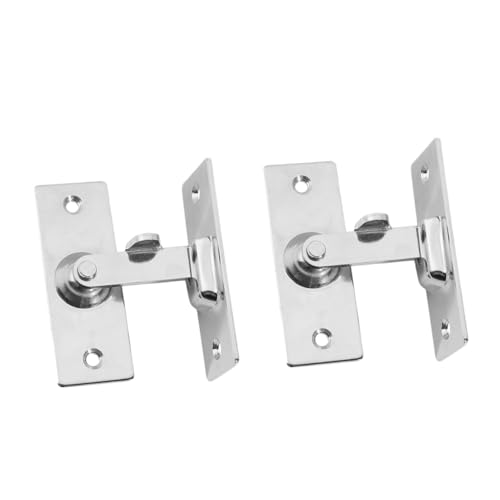 NOLITOY 2 Stück Edelstahl Türriegel Robust Schiebeschloss für Türen Fenster Schränke Gartentor Sicherer Haushaltsverschluss aus Material NOLITOY 2 Stück Edelstahl Türriegel Robust Schiebeschloss für Türen Fenster Schränke Gartentor Sicherer Haushaltsverschluss aus Material von NOLITOY
