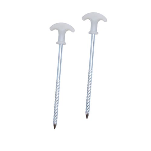 NOLITOY 2 Stück Edelstahl Zeltheringe Robuste Zelt Heringe mit Gewinde Wetterfeste Erdanker für Camping Outdoor Garten und Harte Böden Einfach zu Ziehen und Wiederverwendbar NOLITOY 2 Stück Edelstahl Zeltheringe Robuste Zelt Heringe mit Gewinde Wetterfeste Erdanker für Camping Outdoor Garten und Harte Böden Einfach zu Ziehen und Wiederverwendbar von NOLITOY