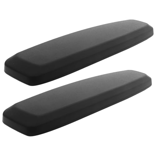 NOLITOY 2 Stück Ergonomische Büro Gaming Stuhl Armlehnenpolster Weiche Armauflage für Komfortables Sitzen Installieren Entlastet Arme und Stress von NOLITOY