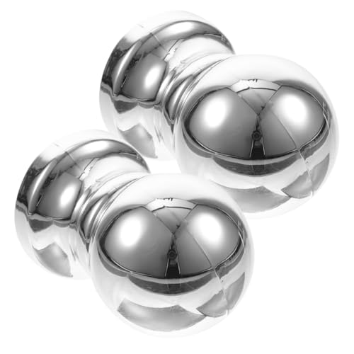 NOLITOY 2 Stück Fahnenmast Kugelkopf Silber Abs Material Langlebig Wetterfest Einfache Dekorative Fahnenmastkappe für Garten und Außenbereich NOLITOY 2 Stück Fahnenmast Kugelkopf Silber Abs Material Langlebig Wetterfest Einfache Dekorative Fahnenmastkappe für Garten und Außenbereich von NOLITOY