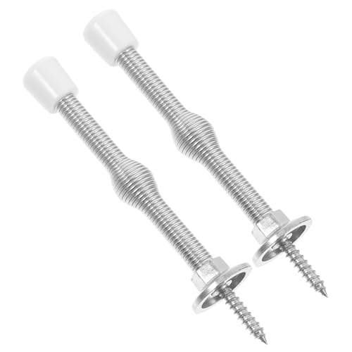 NOLITOY 2 Stück Feder Türstopper Robuste Türhalterung Verstellbar Schont Wände und Türen für Oberflächen Schützt vor Beschädigungen Nickel NOLITOY 2 Stück Feder Türstopper Robuste Türhalterung Verstellbar Schont Wände und Türen für Oberflächen Schützt vor Beschädigungen Nickel von NOLITOY