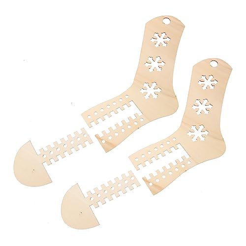 NOLITOY 2 Stück Holzsockenblocker Strickschablonen Nachhaltigem Holz Glatte Oberfläche Langlebig und Sicher zum Formen und Ausstellen von Handgestrickten Socken für Strickliebhaber und Diy NOLITOY 2 Stück Holzsockenblocker Strickschablonen Nachhaltigem Holz Glatte Oberfläche Langlebig und Sicher zum Formen und Ausstellen von Handgestrickten Socken für Strickliebhaber und Diy von NOLITOY