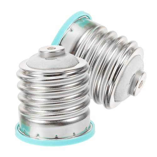 NOLITOY 2 Stück Lampensockel Adapter zu Einfache Installation Hitzebeständig Langlebig Vielseitig für Haushalt Büro und Innenbeleuchtung Geeignet von NOLITOY