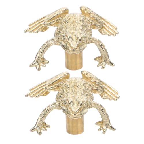NOLITOY 2 Stück Messing Frosch Türgriffe Toad Design Chinesisches Glückssymbol Dekorative Möbelgriffe für Schränke Schubladen Robust und Langlebig NOLITOY 2 Stück Messing Frosch Türgriffe Toad Design Chinesisches Glückssymbol Dekorative Möbelgriffe für Schränke Schubladen Robust und Langlebig von NOLITOY
