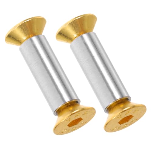 NOLITOY 2 Stück Messing Nieten für Messergriff DIY Befestigungselemente Robuster Schrauben für Holzgriffe Küchenmesser Griffreparatur Zubehör NOLITOY 2 Stück Messing Nieten für Messergriff DIY Befestigungselemente Robuster Schrauben für Holzgriffe Küchenmesser Griffreparatur Zubehör von NOLITOY