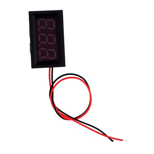NOLITOY 2 Stück Mini LED Digital Voltmeter Stellig Dc Rotanzeige Hohe Genauigkeit Spannungsmesser für Leiterplattenprüfung Kompakt Portabel NOLITOY 2 Stück Mini LED Digital Voltmeter Stellig Dc Rotanzeige Hohe Genauigkeit Spannungsmesser für Leiterplattenprüfung Kompakt Portabel von NOLITOY