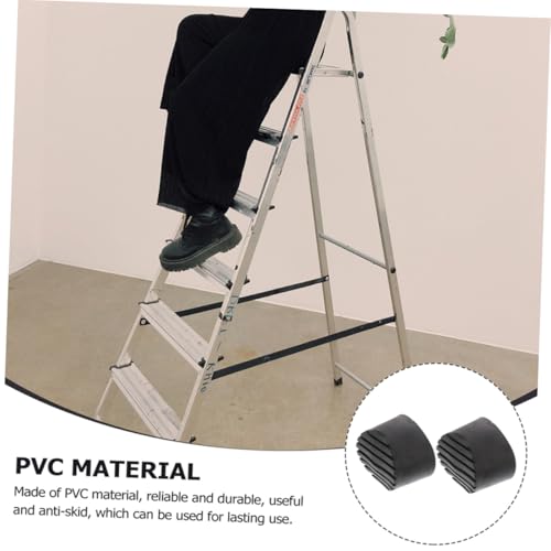 NOLITOY 2 Stück Rutschfeste Leiterfüße aus Robustem PVC Schutzkappen für Klappleitern Strapazierfähig Schützend Langlebig für Alu Klappleitern Bodenbelag Schonend NOLITOY 2 Stück Rutschfeste Leiterfüße aus Robustem PVC Schutzkappen für Klappleitern Strapazierfähig Schützend Langlebig für Alu Klappleitern Bodenbelag Schonend von NOLITOY
