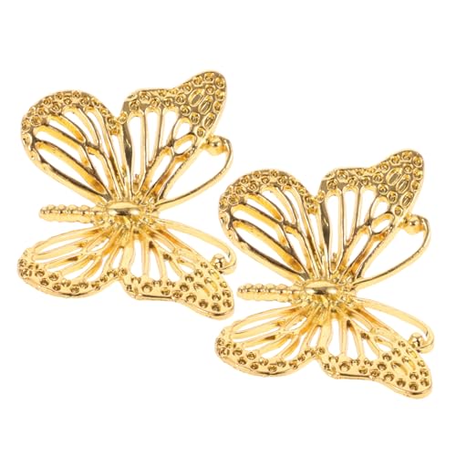 NOLITOY 2 Stück Schmetterling Schrankknauf aus Zinklegierung Dekorativer Möbelknopf für Kommode Schublade Schuhschrank und Kleiderschrank Robust und Vielseitig für Wohnraumgestaltung von NOLITOY