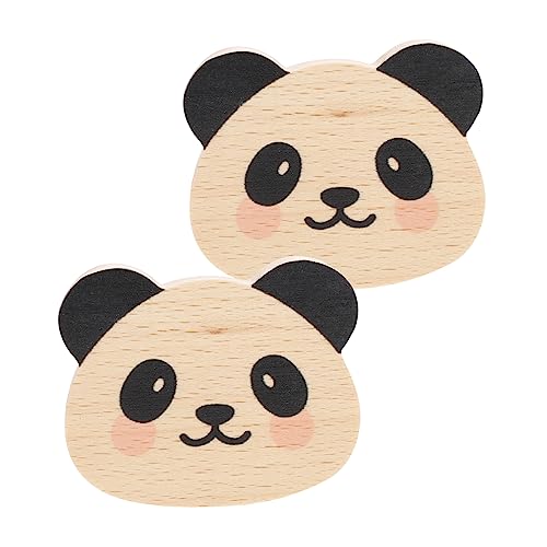NOLITOY 2 Stück Selbstklebende Holz Wandhaken Panda Stanzfrei Multifunktionale Aufhängemöglichkeit für Hüte Taschen und Einfache Installation für Schlafzimmer und NOLITOY 2 Stück Selbstklebende Holz Wandhaken Panda Stanzfrei Multifunktionale Aufhängemöglichkeit für Hüte Taschen und Einfache Installation für Schlafzimmer und von NOLITOY