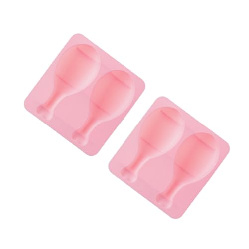 NOLITOY 2 Stück Silikon Backform Hähnchenkeulen Form Antihaft Kuchenform für Schokolade Fondant DIY Kekse Backen Rosa Langlebig Einfach zu Reinigen für Anfänger und Profis von NOLITOY