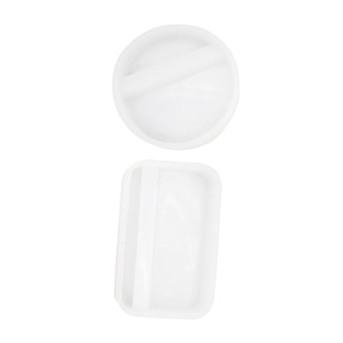 NOLITOY 2 Stück Silikonform DIY Handyhalter Gießform Rechteckig Rund Flexible Epoxidharzform für Kreativen Kristallharz Schmuck Umweltfreundlich Einfach Entformbar Vielseitig für von NOLITOY