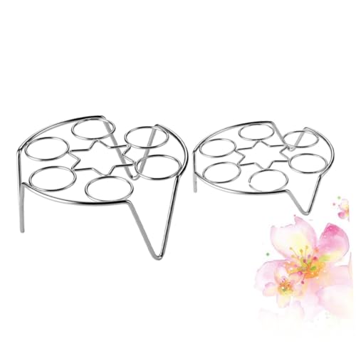 NOLITOY 2 Stück Teiliges Edelstahl Dampf eiergestell mit Hohem und Kurzem Fuß Multifunktionaler Dampfgarer und Eierhalter für Eier Spülmaschinenfest Lebensmittelecht Tragbar Vielseitig NOLITOY 2 Stück Teiliges Edelstahl Dampf eiergestell mit Hohem und Kurzem Fuß Multifunktionaler Dampfgarer und Eierhalter für Eier Spülmaschinenfest Lebensmittelecht Tragbar Vielseitig von NOLITOY