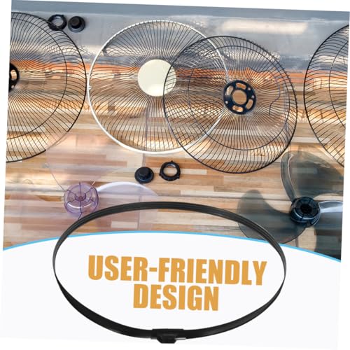 NOLITOY 2 Stück Teiliges Elektrischer Ersatz Fixierringe aus Langlebigem Kunststoff Kompakte Leichte Befestigungsringe für Stand Tischventilatoren Stilvolles Design Einfache Montage von NOLITOY