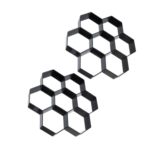 NOLITOY 2 Stück Teiliges Kunststoff Pflasterform Sechseckige Beton Gehweg Gießform Langlebig Wiederverwendbar DIY Garten Weg Gestaltung Pflastersteinform Terrassenplatte NOLITOY 2 Stück Teiliges Kunststoff Pflasterform Sechseckige Beton Gehweg Gießform Langlebig Wiederverwendbar DIY Garten Weg Gestaltung Pflastersteinform Terrassenplatte von NOLITOY