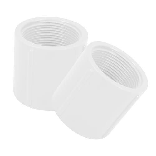 NOLITOY 2 Stück Teiliges PVC Gewinde Weibliche Vollgewinde verbindungsstücke Langlebige Wasseranschluss fittings für Bewässerung und Industrie rohrsysteme von NOLITOY