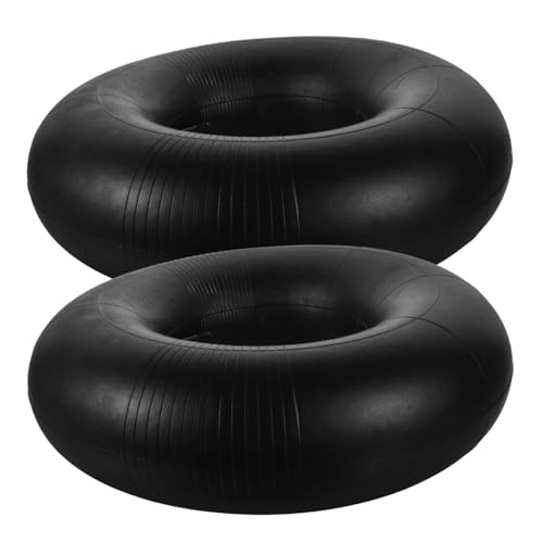 NOLITOY 2 Stück Teiliges Rasenmäher Reifenschläuche Innenrohre aus Dickem Gummi Vibrationsdämpfend Langlebig für Gartengeräte Schubkarren und Aufsitzmäher von NOLITOY