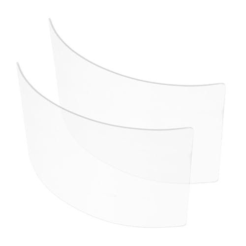 NOLITOY 2 Stück Teiliges Sandstrahlhelm Ersatzlinsen Organisches Glas Schutzlinse für Sandstrahlhaube Schleif Schneidarbeiten Ergonomisch Komfortabel Multifunktionaler Gesichtsschutz von NOLITOY