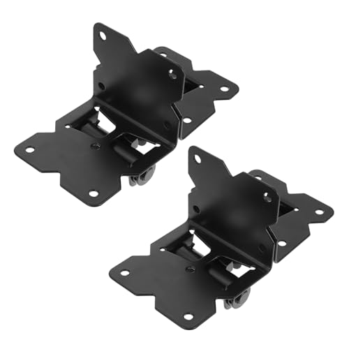 NOLITOY 2 Stück Teiliges Schwere Torband Edelstahl Scharnier mit Rostschutzbeschichtung Robuste Gartentorbeschläge für Holz Vinyl Metalltore Wetterbeständig Geräuscharm Langlebig für von NOLITOY