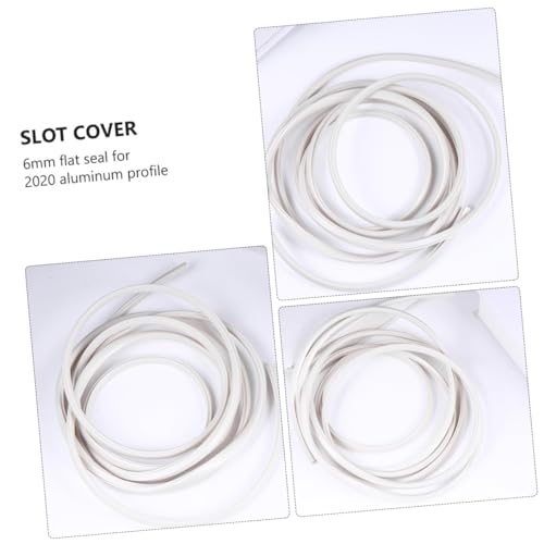 NOLITOY 2 Stück Teiliges Slot Cover Panel aus Aluminiumprofil Flache Dichtung Langlebig und Verschleißfest Staubschutz für Drucker Zubehör Einfache Montage in Schwarz von NOLITOY