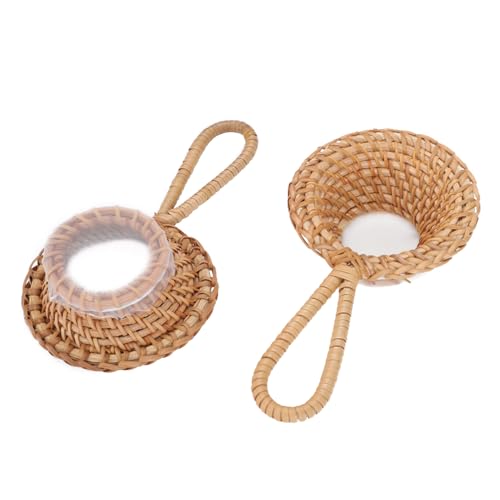 NOLITOY 2 Stück Teiliges Teesieb aus Natürlichem Rattan Handgefertigter Teefilter für Losen Tee Komfortabler Griff Geeignet für Grüntee Jasmintee Oolong Blütentee Einfach zu Reinigen NOLITOY 2 Stück Teiliges Teesieb aus Natürlichem Rattan Handgefertigter Teefilter für Losen Tee Komfortabler Griff Geeignet für Grüntee Jasmintee Oolong Blütentee Einfach zu Reinigen von NOLITOY