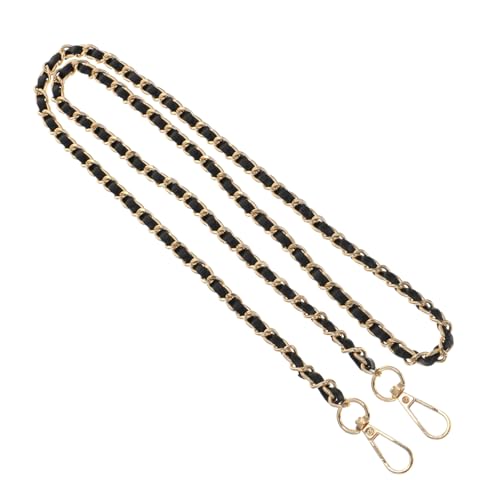 NOLITOY 2 Stück Teiliges Verstellbare Metalltaschenkette als Ersatzgurt für Schulter und Umhängetaschen Einfach zu Befestigende Crossbody Bag Strap in Schwarz mit Praktischen Haken NOLITOY 2 Stück Teiliges Verstellbare Metalltaschenkette als Ersatzgurt für Schulter und Umhängetaschen Einfach zu Befestigende Crossbody Bag Strap in Schwarz mit Praktischen Haken von NOLITOY