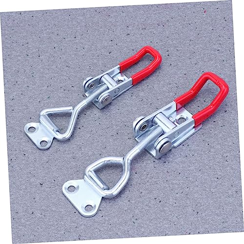 NOLITOY 2 Stück Teiliges Verstellbares Schnellspann schloss aus Edelstahl Robuste Klemmen für Türen Schränke Kisten mit Kunststoffgriff Seitlich Montierbar für Werkstatt Heim und Gewerbe NOLITOY 2 Stück Teiliges Verstellbares Schnellspann schloss aus Edelstahl Robuste Klemmen für Türen Schränke Kisten mit Kunststoffgriff Seitlich Montierbar für Werkstatt Heim und Gewerbe von NOLITOY