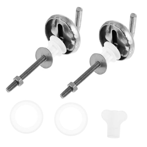 NOLITOY 2 Stück Toilettensitz Schrauben aus Edelstahl Ersatz Scharnierschrauben für Wc Sitz Befestigung Kompatibel mit Standard Toilettendeckeln Installieren und Langlebig NOLITOY 2 Stück Toilettensitz Schrauben aus Edelstahl Ersatz Scharnierschrauben für Wc Sitz Befestigung Kompatibel mit Standard Toilettendeckeln Installieren und Langlebig von NOLITOY