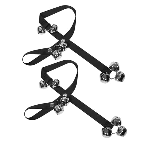 NOLITOY 2 Stück Verstellbare Haustier Türklingel Lauten Glocken für Hunde und Katzen Interaktive Trainingsglocken zum Stubenrein-Training Geeignet für Kleine und Große Haustiere von NOLITOY