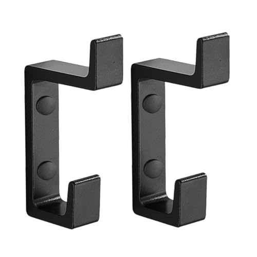 NOLITOY 2 Stück Wandhaken aus Aluminium Doppelt Robust Beschichtet Schwarz Praktischer Garderobenhaken zum Aufhängen von Mänteln Taschen Schlüsseln für Flur Schlafzimmer Küche NOLITOY 2 Stück Wandhaken aus Aluminium Doppelt Robust Beschichtet Schwarz Praktischer Garderobenhaken zum Aufhängen von Mänteln Taschen Schlüsseln für Flur Schlafzimmer Küche von NOLITOY