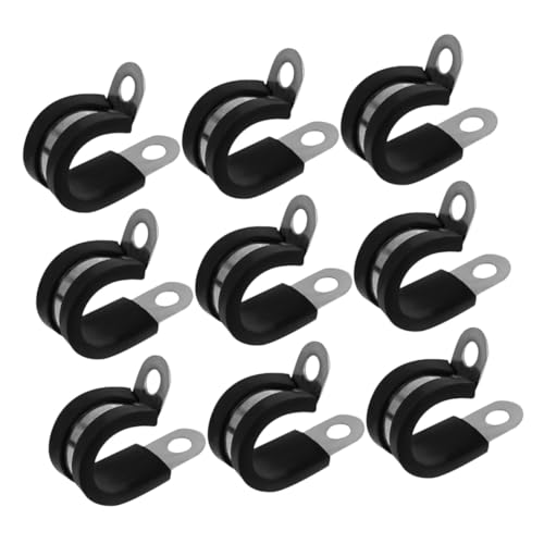 NOLITOY 20 Stück Teiliges Edelstahl Kabelschellen Sortiment mit Gummistreifen Rostfrei Flexibel Wiederverwendbar für Industrie Auto Haushalt und Kabelbefestigung NOLITOY 20 Stück Teiliges Edelstahl Kabelschellen Sortiment mit Gummistreifen Rostfrei Flexibel Wiederverwendbar für Industrie Auto Haushalt und Kabelbefestigung von NOLITOY